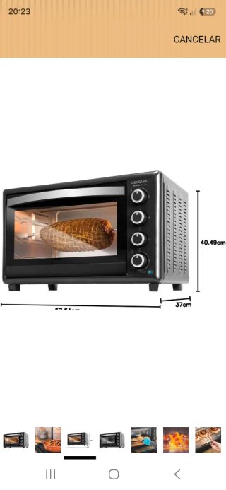Horno sobremesa Cecotec
