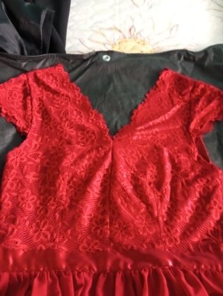 Vestido largo rojo para eventos