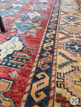 Alfombra Kazak Afganistán 250x185 Lana