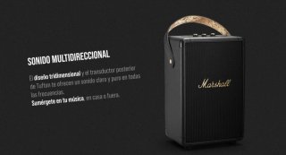 Altavoz Marshall Tufton Negro