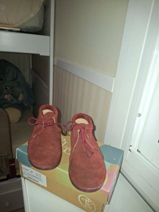 Botines Burdeos Tokolate Talla 27