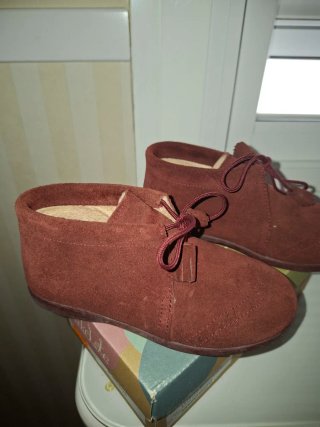 Botines Burdeos Tokolate Talla 27