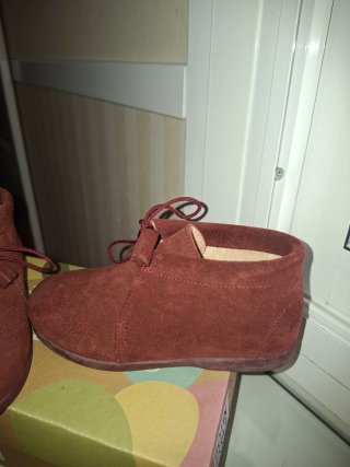 Botines Burdeos Tokolate Talla 27