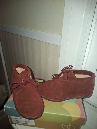 Botines Burdeos Tokolate Talla 27