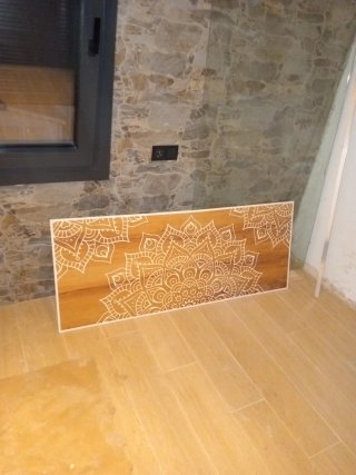 Cabezal Cama plástico 150cm Mandala