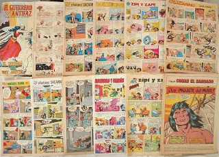 Varios tebeos incompletos. Mortadelo, ZipiZape...