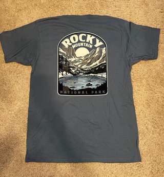 Camiseta Columbia Hombre XL Nueva Azul