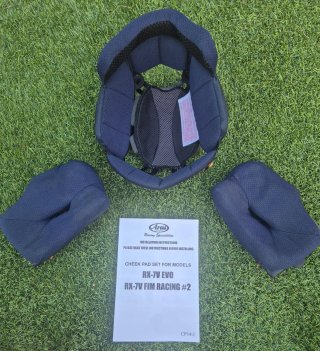 Almohadillas + calota Arai RX-7V EVO (30mm)