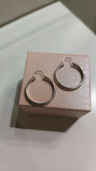 Pendientes de plata aro