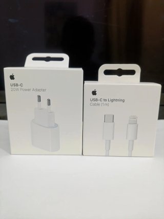 Cargador iPhone Apple USB-C 20W y Cable Lightning