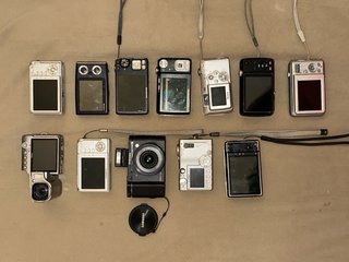 Lote de cámaras digitales