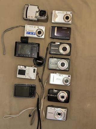 Lote de cámaras digitales