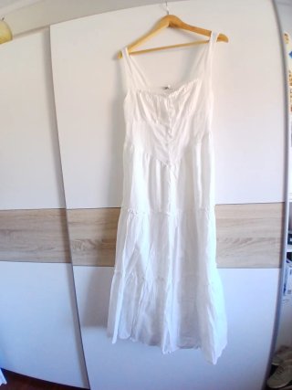 Vestido blanco largo