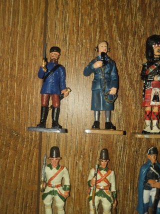 9 Figuras de Plomo Militares historicos