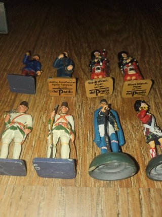 9 Figuras de Plomo Militares historicos