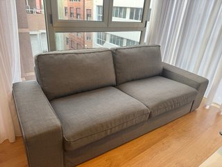 Sofá KIVIK 3 plazas Ikea Gris