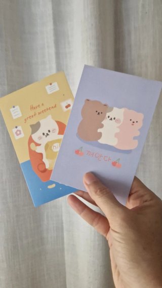 Lote Postales Kawaii