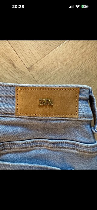 Jeans skinny Zara vita alta taglia 42