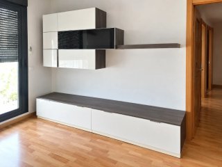 Mueble Salón Modular Blanco Brillo 330cm