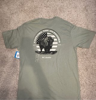 Camiseta Columbia Verde Talla XL