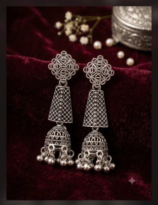 Pendientes Indios Plata
