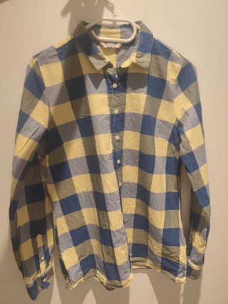 Camisa El Ganso cuadros azul y amarillo