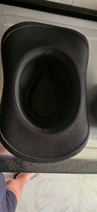 Sombrero vaquero fieltro negro