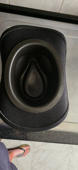 Sombrero vaquero fieltro negro