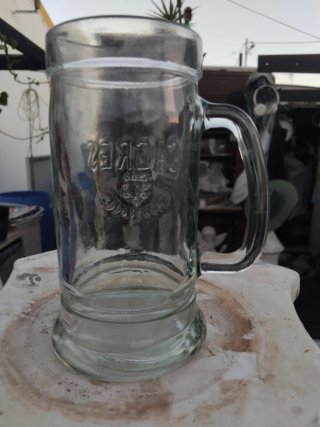 Caneca Sagres Vintage Vidro