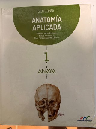 Anatomía aplicada Bachillerato 1