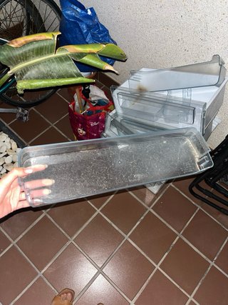 Cajones y bandejas nevera Samsung