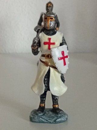 Figuras Caballeros Templarios Resina