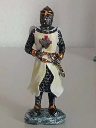Figuras Caballeros Templarios Resina