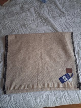 Bufanda Caramelo Beige/Marrón Nueva etiqueta bolsa
