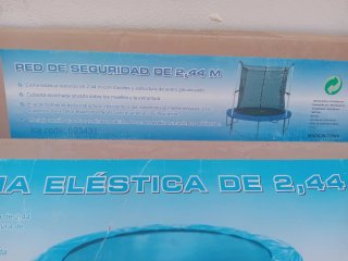 Cama elástica 2,44m Acero