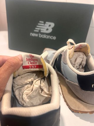 Zapatillas New Balance Azul y Gris