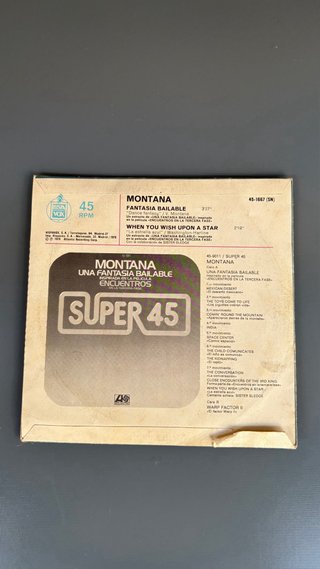 Vinilo Single MONTANA “Fantasia Bailable”