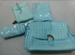 Bolso de bebé azul