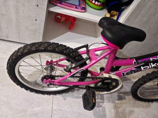 Bicicleta infantil 16 pulgadas rosa