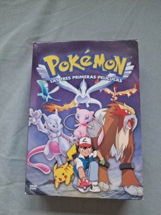 Trilogía Pokémon DVD Las Tres Primeras Películas