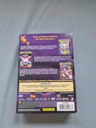 Trilogía Pokémon DVD Las Tres Primeras Películas