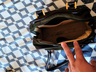 Loewe Amazonia Vintage Bolso Verde y Marrón