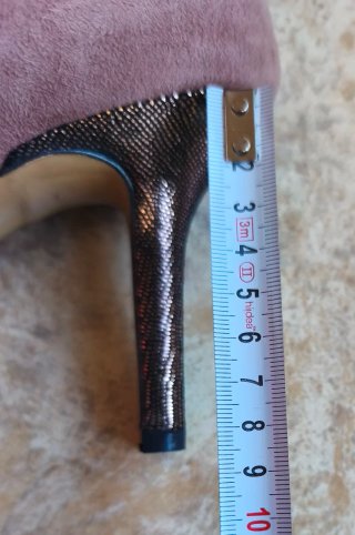 NUEVOS (37) Zapatos Peep Toe LODI Ante
