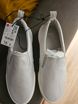 Zapatillas Lefties niña plateadas talla 34