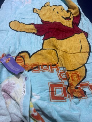 Scatola latta vintage Winnie the Pooh  Con telo