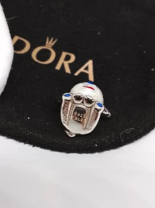Charm Pandora Stitch Gris y Morado