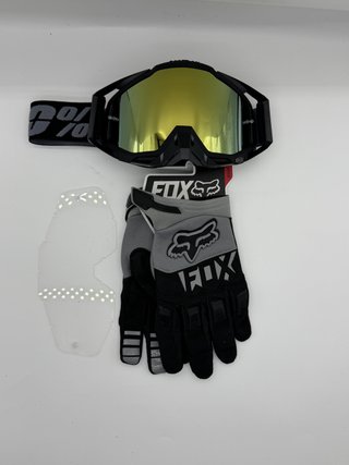 Gafas 100% y Guantes Fox Nuevos 142