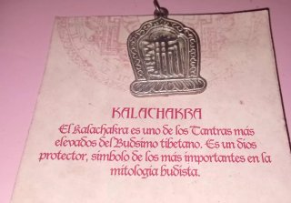 Amuleto budista Kalachakra