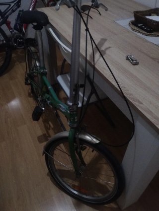 Bicicleta plegable Yeah verde