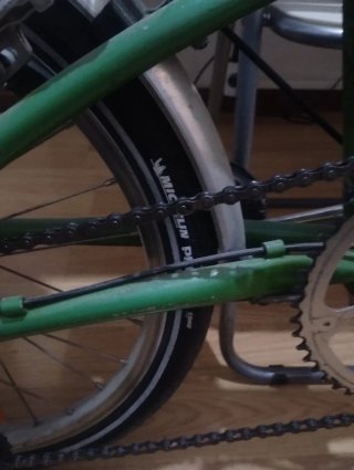 Bicicleta plegable Yeah verde